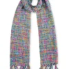 W-1000_GRN-PK_LR Wooly scarf