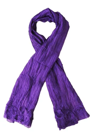 W-1030FOLD Rose Scarf